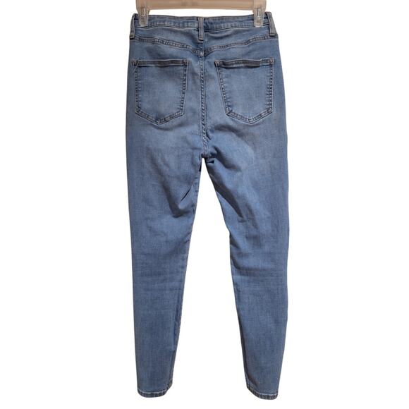 Forever 21 light blue skinny jeans women's size US 27 - Picture 4 of 12